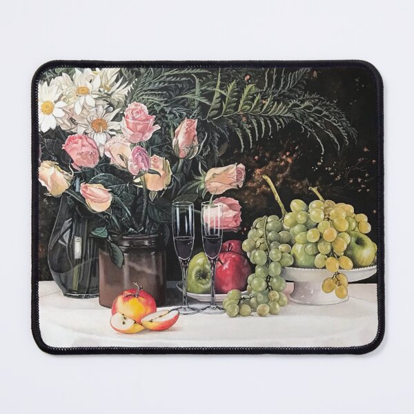 Item preview, Grape, roses and daisy in luxury calssic oil painting designed and sold by Katerina Makarova.