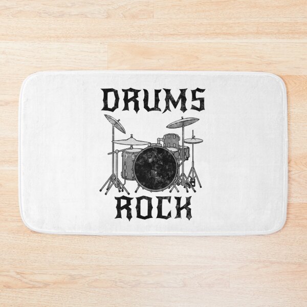 Item preview, Drums Rock, Drummer Drum Teacher Heavy Rock Musician designed and sold by doodlerob.