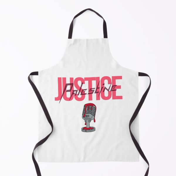 Item preview, Demanding Justice: Typographic Design for Palestine with Bloodied Mic designed and sold by DigitalGraphic1.