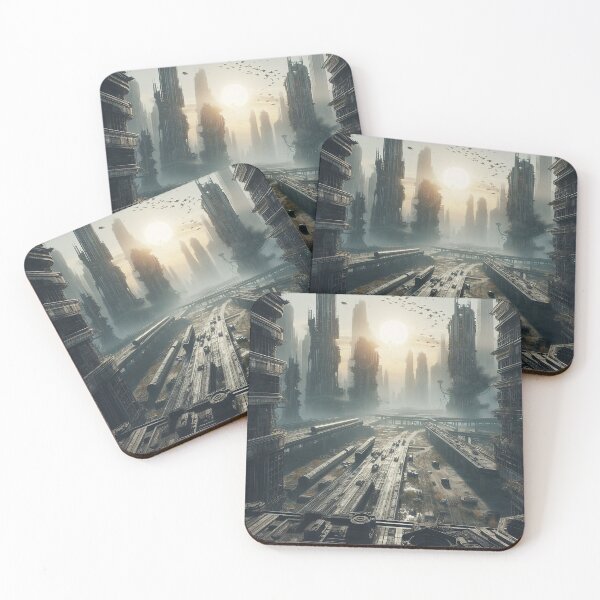 Item preview, Sunrise in the Steel Forest designed and sold by Cerberus-Art.