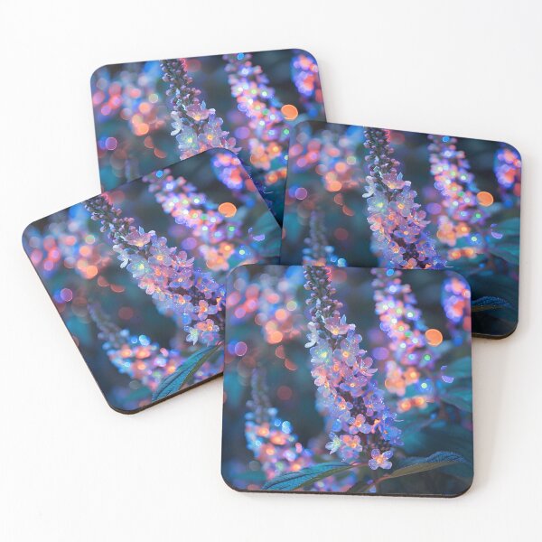 Item preview, Violet Butterfly Haven: Sparkling Bush designed and sold by AI-Only Creations.