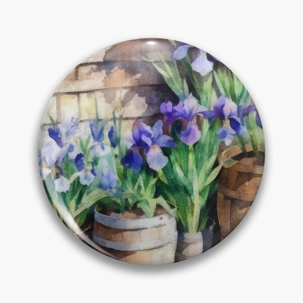 Item preview, Iris Barrels designed and sold by Finding Fortuity.