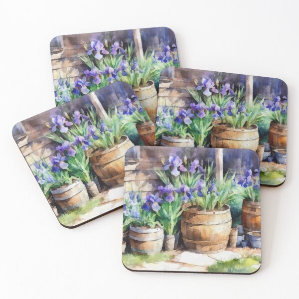 Item preview, Iris Barrels designed and sold by Finding Fortuity.