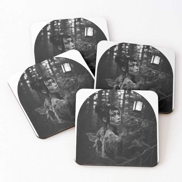 Item preview, Whimsical Forest Queen in Monochrome designed and sold by palmyst.