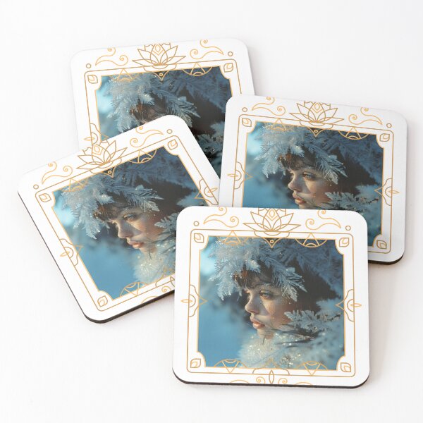 Item preview, Winter Muse in Art Nouveau Frame designed and sold by palmyst.
