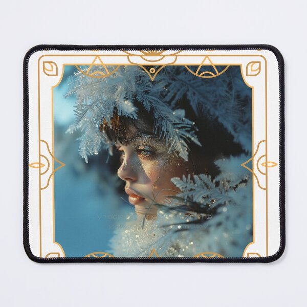 Item preview, Winter Muse in Art Nouveau Frame designed and sold by palmyst.