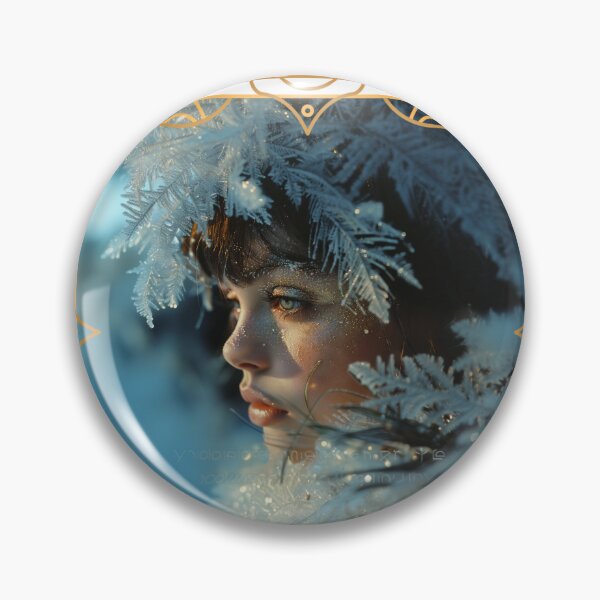 Item preview, Winter Muse in Art Nouveau Frame designed and sold by palmyst.