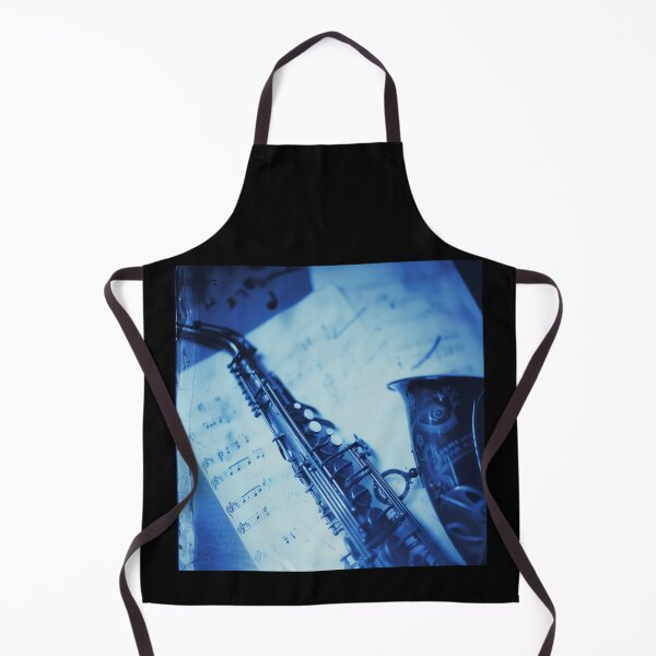 Item preview, Saxophone Serenade Over Music Notes designed and sold by palmyst.
