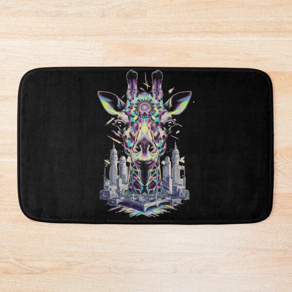 Item preview, Conceptual illustration- giraffe and city designed and sold by WildernessTints.