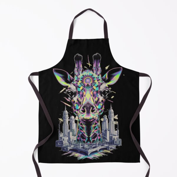 Item preview, Conceptual illustration- giraffe and city designed and sold by WildernessTints.