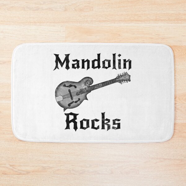 Item preview, Mandolin Rocks, Mandolinist Goth Heavy Rock Musician designed and sold by doodlerob.