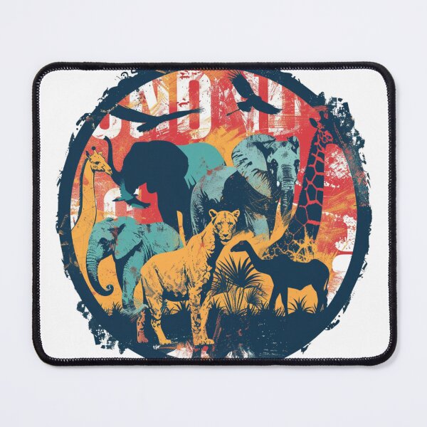 Item preview, Colourful Safari Circle Design 5 of 9 designed and sold by Jenson Major.