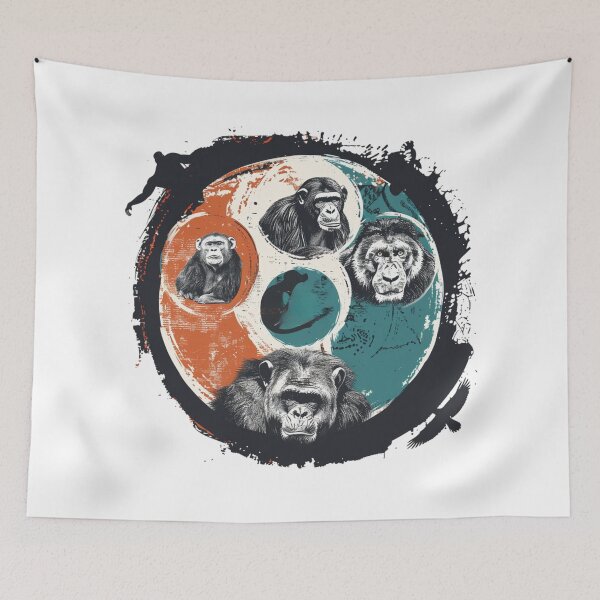 Item preview, Colourful Safari Circle Design 9 of 9 designed and sold by Jenson Major.