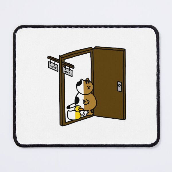 Item preview, a Cat and a Duck in here and in there designed and sold by superbaechoo.
