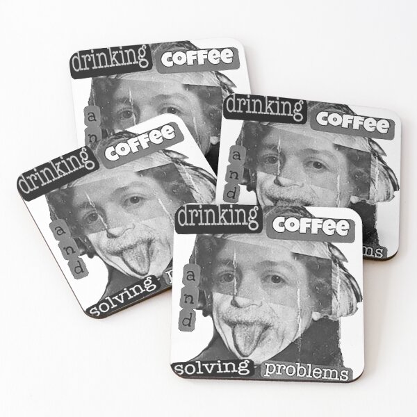 Item preview, Drinking Coffee/Solving problems designed and sold by BeauWild.