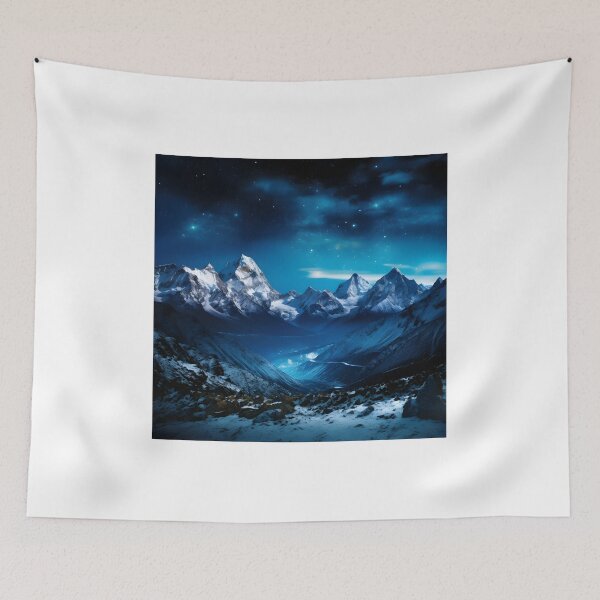 Item preview, Nighttime Himalayan Landscape designed and sold by Shirtastically.
