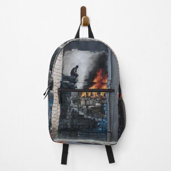 Item preview, Burning City Stencil Graffiti designed and sold by Bomax121.