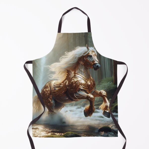 Item preview, Golden Majesty: Galloping Horse in the River designed and sold by lifegenesis.