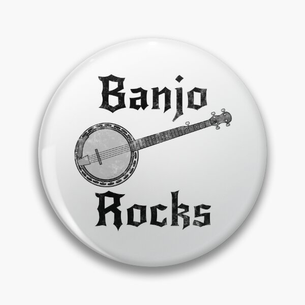 Item preview, Banjo Rocks, Banjoist Goth Heavy Rock Musician designed and sold by doodlerob.