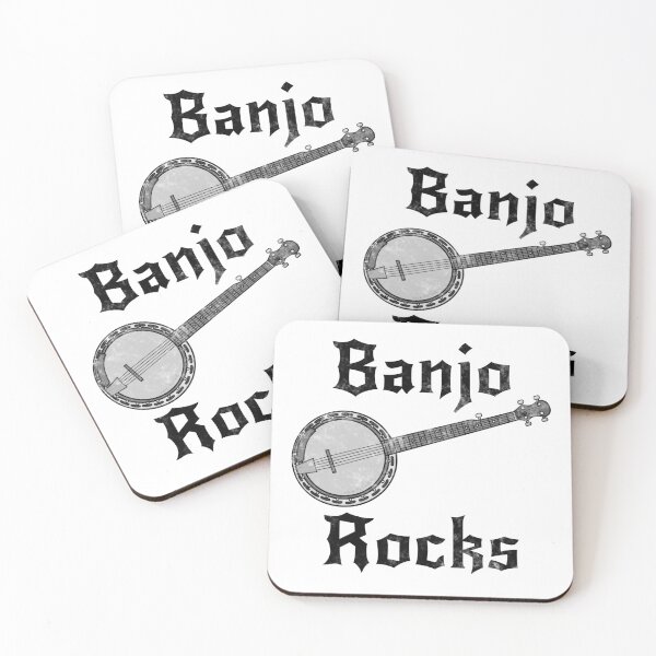 Item preview, Banjo Rocks, Banjoist Goth Heavy Rock Musician designed and sold by doodlerob.