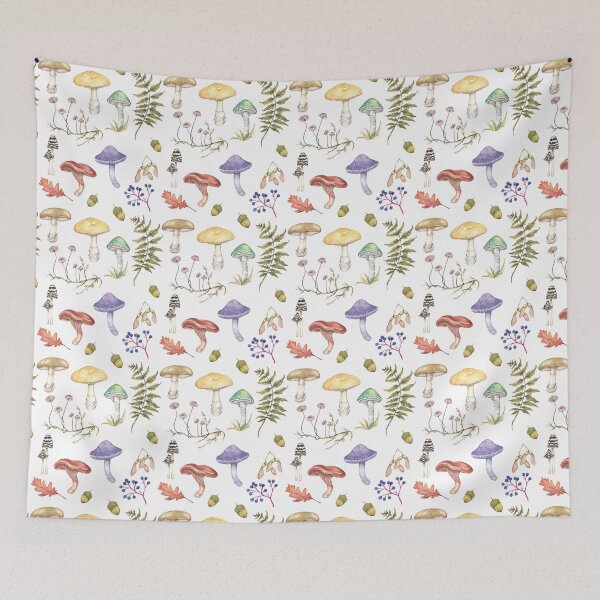 Item preview, Mushroom Autumnal Studies designed and sold by theinkydeer.