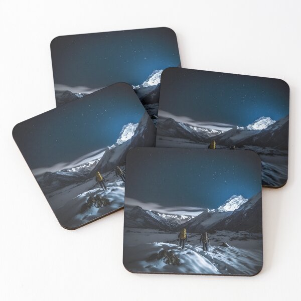 Item preview, Winter Night Hike: A Journey Through Snowy Peaks designed and sold by Shirtastically.