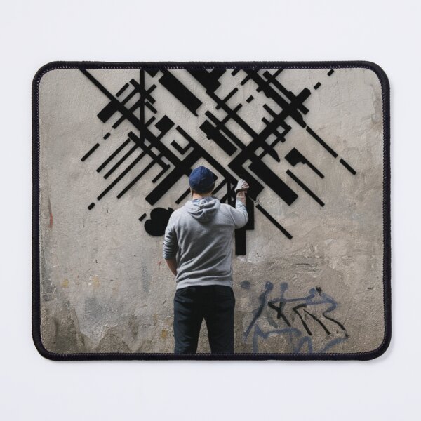 Item preview, Abstract Maze Stencil Graffiti designed and sold by Bomax121.