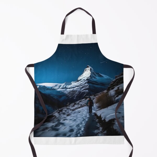 Item preview, Winter Night Hike: A Journey Through Snowy Peaks designed and sold by Shirtastically.