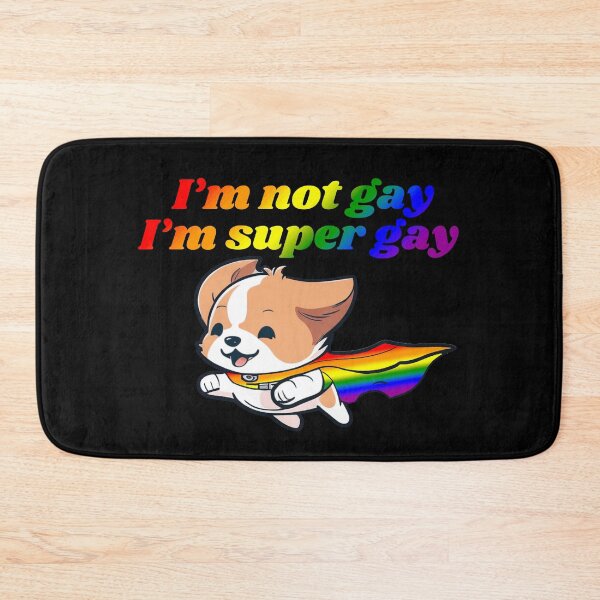 Item preview, I'm Not Gay, I'm Super Gay Pride Flag Colors, LGBTQ Rainbow Flag Design designed and sold by Travelslightly.
