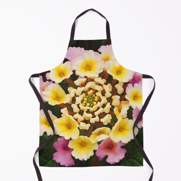 Item preview, Yellow And Pink Artistic Lantana Flower designed and sold by taiche.