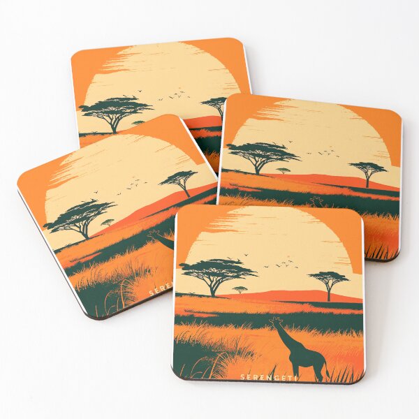 Item preview, Serengeti: Wildlife Wonderland designed and sold by NeuralVibe.