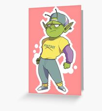 One (1) Postboy Greeting Card