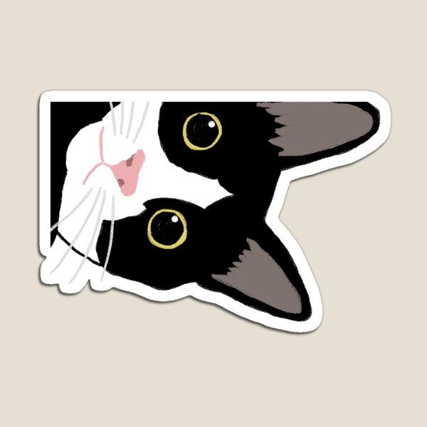 Item preview, Tuxedo cat in the corner designed and sold by Gumigrida.