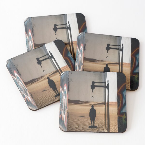 Item preview, Man in Desert Stencil Graffiti designed and sold by Bomax121.