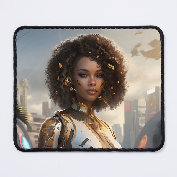 Item preview, Afrofuturism High Tech Lady designed and sold by SHADOWNB69.