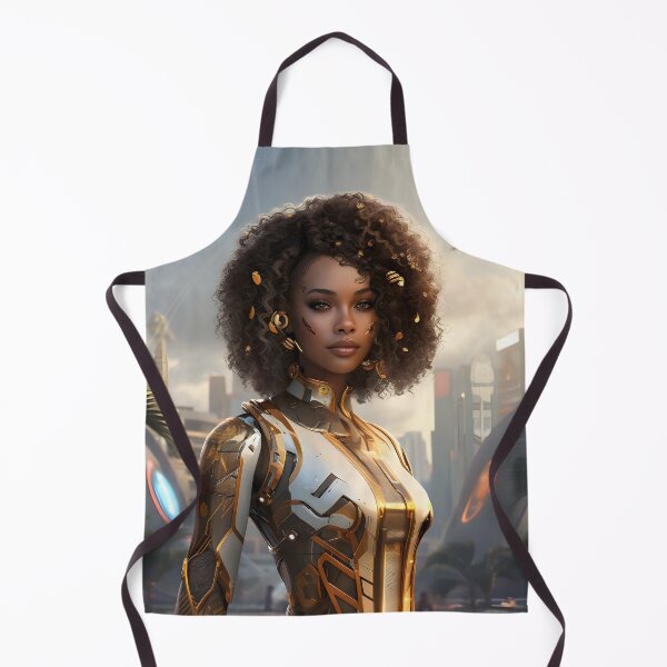 Item preview, Afrofuturism High Tech Lady designed and sold by SHADOWNB69.