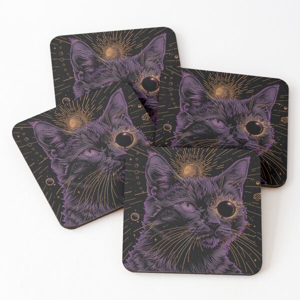 Item preview, Cosmic cat space solar system  designed and sold by Szkicerka.