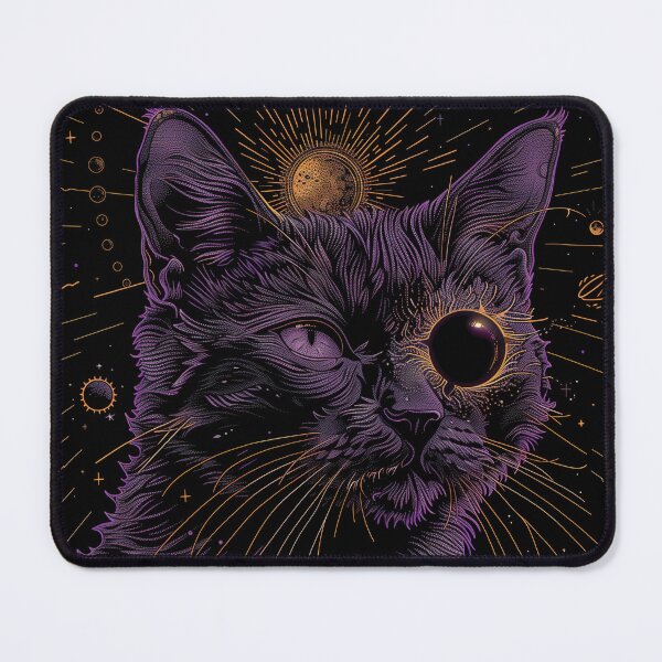 Item preview, Cosmic cat space solar system  designed and sold by Szkicerka.