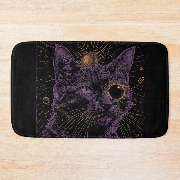 Item preview, Cosmic cat space solar system  designed and sold by Szkicerka.