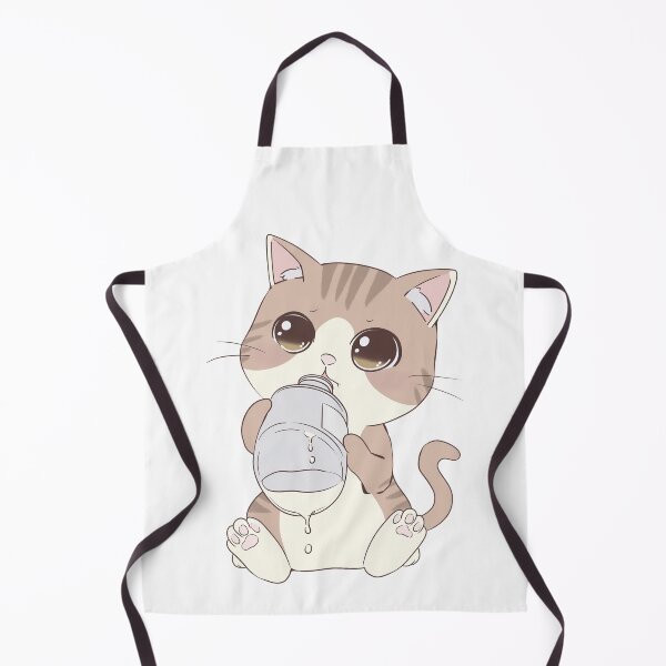 Item preview, Kitten with a bottle of milk. designed and sold by InfinityCircle.