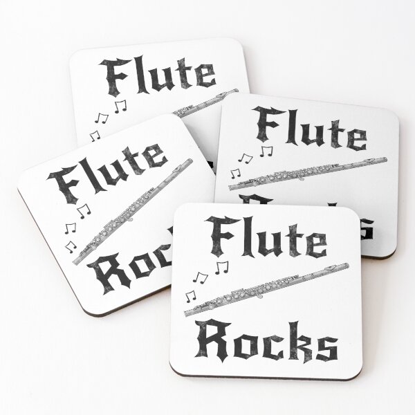 Item preview, Flute Rocks, Flutist Goth Heavy Rock Musician designed and sold by doodlerob.
