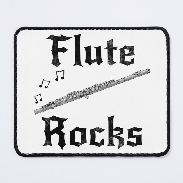 Item preview, Flute Rocks, Flutist Goth Heavy Rock Musician designed and sold by doodlerob.