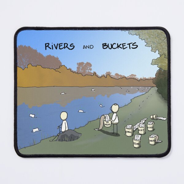 Item preview, Rivers not buckets designed and sold by Sketchplanations.