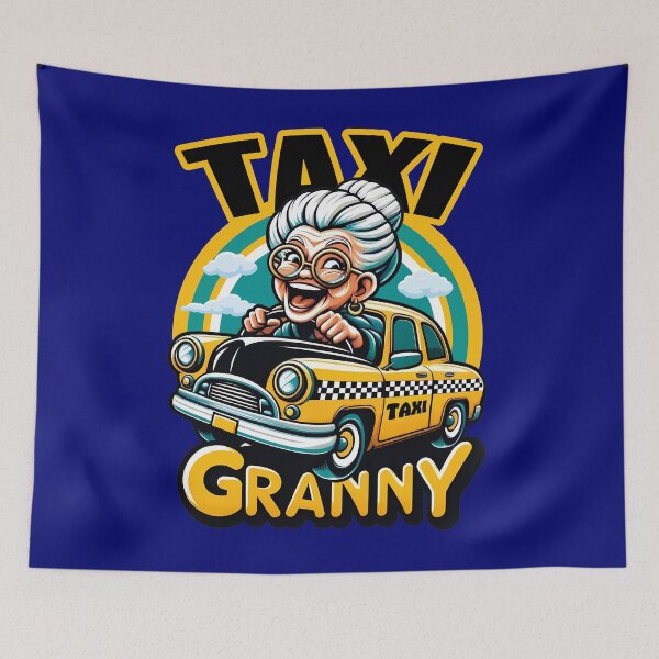 Item preview, Taxi Granny – Grandma Grandmother Grandchild-Taxi designed and sold by Infinitee8hirts.