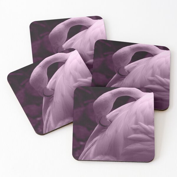 Item preview, Flamingo Preen Feathers Tint Vertical designed and sold by eddiebarronshop.