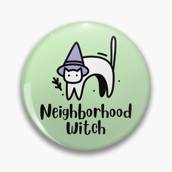Item preview, Neighboorhood Witch Cat Design designed and sold by CarefulCreation.