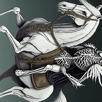 Artwork thumbnail, Skeleton Rider by RaF71PrO