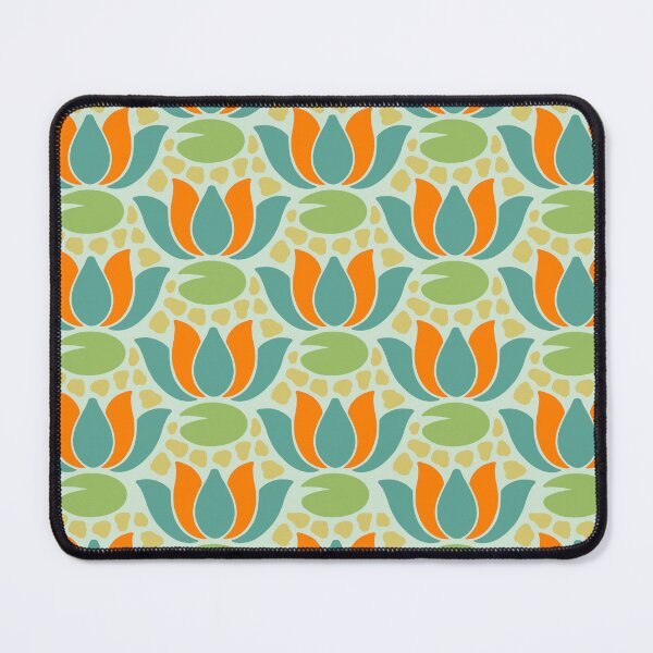 Item preview, Lotus Retro Surface Pattern designed and sold by Charmy Design.