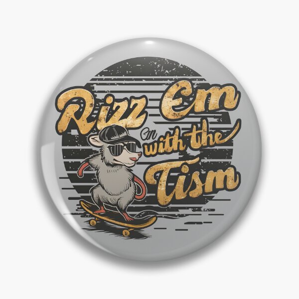 Artikelvorschau, Rizz Em mit dem Tism Retro Vintage OpossumMeme entworfen und verkauft von bluel_evin.