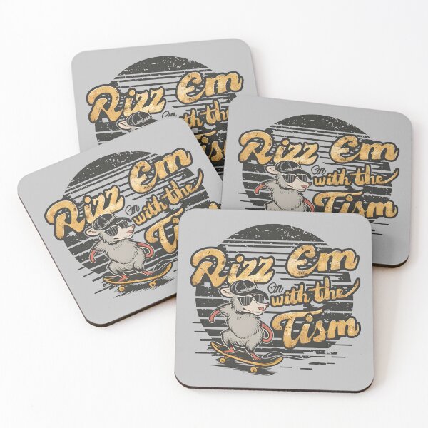 Item preview, Rizz Em With The Tism Retro Vintage OpossumMeme designed and sold by bluel_evin.